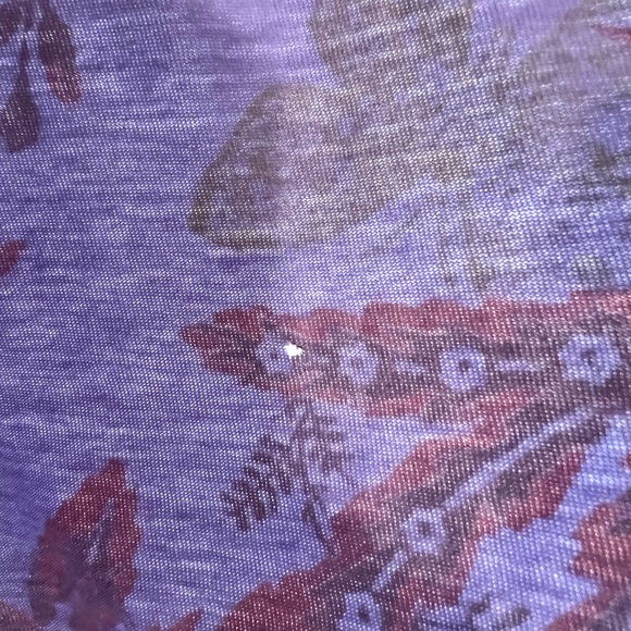 Chelsea & Violet Size M long sleeve brilliantly colored shirt, GUC - Picture 2 of 5